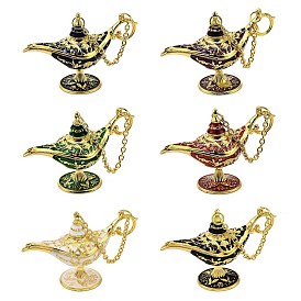 Эмалированный чайник из сплава, украшение для дома, для украшения рабочего стола домашнего офиса, без свинца и без кадмия