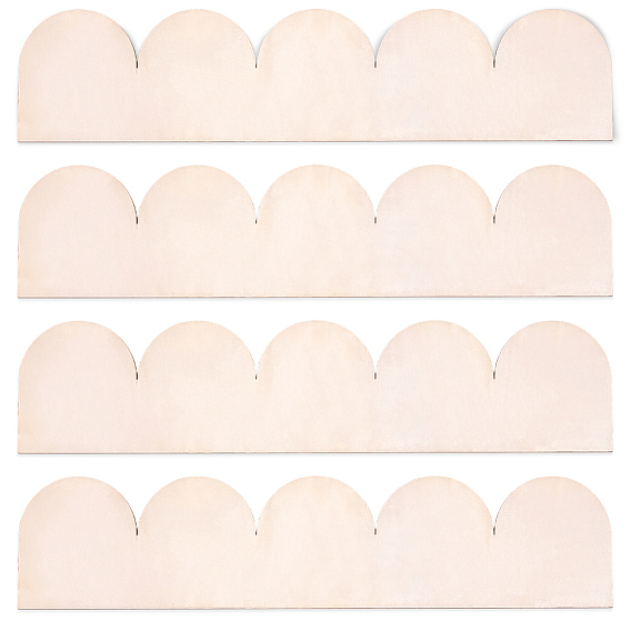 12шт. фанерная черепица для карниза, для украшения кукольных домиков