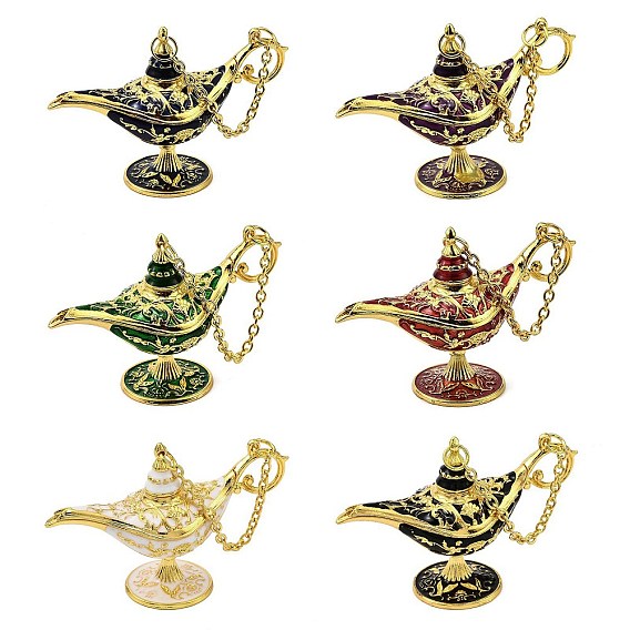 Эмалированный чайник из сплава, украшение для дома, для украшения рабочего стола домашнего офиса, без свинца и без кадмия