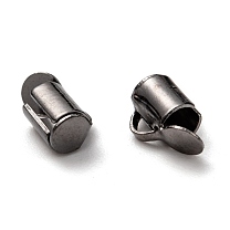 Brass Slide On End Clasp Tubes, Slider End Caps