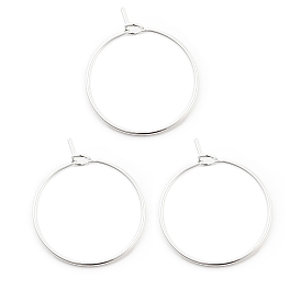 316 хирургические брелоки для бокалов из нержавеющей стали, обручание серьги, DIY материал для баскетбола обруча серьги жены