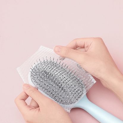 LDPE Air Cushion Comb Cleaning Net, Hair Brush Cleaning Protection Paper, for Hair Brush Cleaning