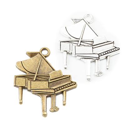 Antique Alloy Pendant, Piano