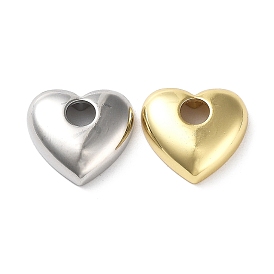 Rack Plating Brass Pendants, Heart Charms, Long-Lasting Plated, Cadmium Free & Lead Free