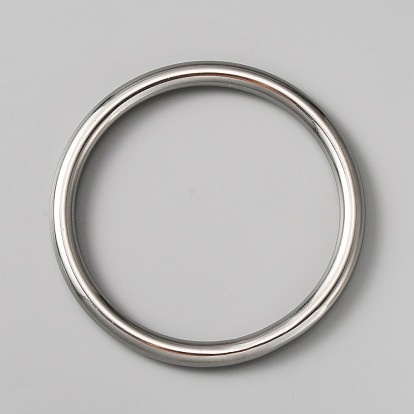 304 нержавеющей стали связывающий кольца, обруч для макраме, круглые кольца