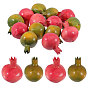 20шт 2 цвета мини пенопласт имитация граната, искусственные фрукты, для кукольных аксессуаров, притворяющихся опорными украшениями