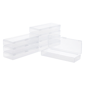 Olycraft Empty Polypropylene (PP) Storage Containers Box Case, with Lids, Rectangle