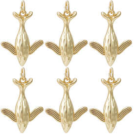 10 латунные подвески шт., с целью перехода в кольце, долговечный, очарование кита