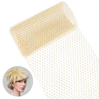 Нейлоновая сетчатая кружевная ткань, для украшения фаты невесты