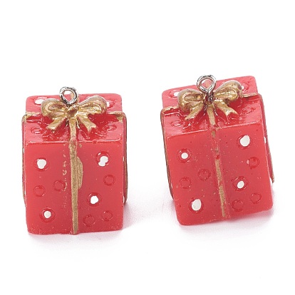 Подвески из смолы, с платиновым железным стержнем, на рождество, Рождественский подарок