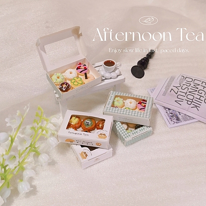 Мини-модель из смоляной еды, аксессуары для кукольного домика с микро-ландшафтом, притворяясь опорными украшениями