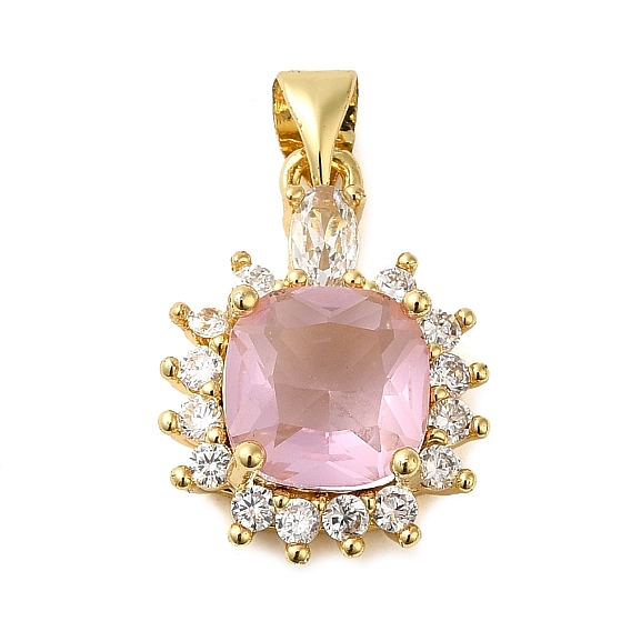 Стойка металлическая латунная микропрофилированная кубическая циркония подвески, без кадмия и без свинца, долговечный, квадратный