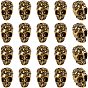 20Pcs Tibetan Style Alloy Beads, Skull