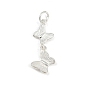 925 подвески-бабочки из стерлингового серебра, с прыжковых колец