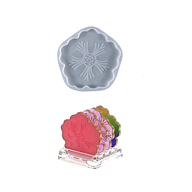 DIY Doily/Pedestal Silicone Molds, for Cup Mat Making, Resin Casting Pendant Molds, For UV Resin, Epoxy Resin Jewelry Making, Sakura