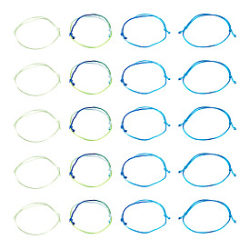 32 Stück 4 Farben Nylonfaden Armbänder herstellen
