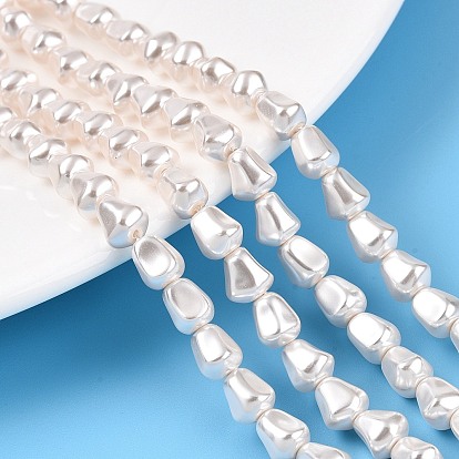 Прозрачные брызги окрашенные стеклянные бусы пряди, граненые, слеза