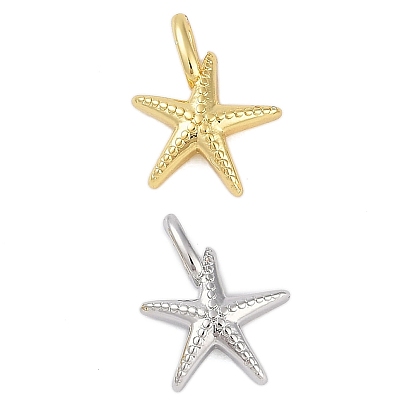 Стойки обшивки латунные подвески, долговечный, без свинца и без кадмия, прелести морская звезда