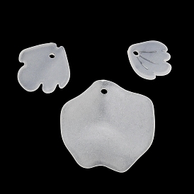 Подвески матовым акриловым, лепестковые прелести