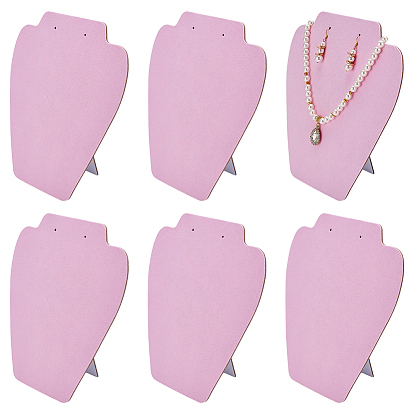 Подставки для ювелирных изделий из бархата в форме бюста, держатель для украшений для ожерелий и сережек