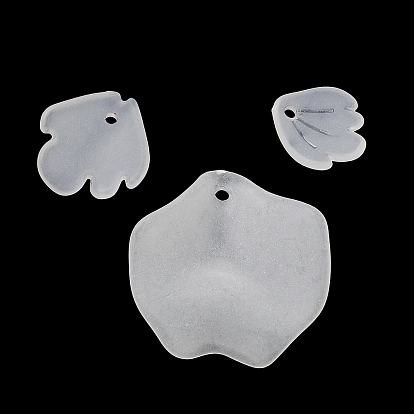 Подвески матовым акриловым, лепестковые прелести