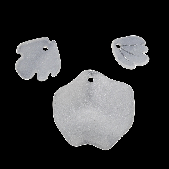 Подвески матовым акриловым, лепестковые прелести