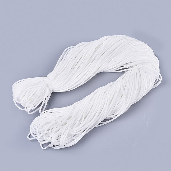 Bande élastique ronde en polyester et spandex pour boucle d'oreille, couvre-bouche cordon élastique, matériau de couverture buccale jetable bricolage