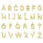 26Pcs 304 Stainless Steel Pendants, Letter A~Z