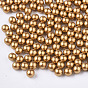 ABS Plastic Imitation Pearl Beads, Matte Style, No Hole/Undrilled, Round