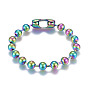 304 Stainless Steel Ball Chain Bracelets, Tag Chain