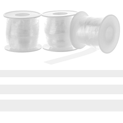 40 ярды 3 размеры плоский эластичный шнур из ТПУ, для пошива бюстгальтеров, с пластиковыми пустыми катушками