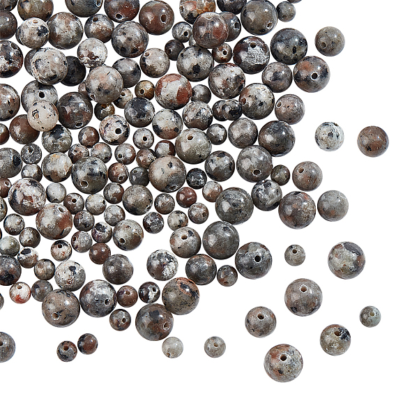 3 нити 3 стиль натуральный флуоресцентный сиенитовый камень (светится в УФ-свете) бусины нити, круглые