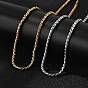 304 ожерелья-цепочки из нержавеющей стали для женщин