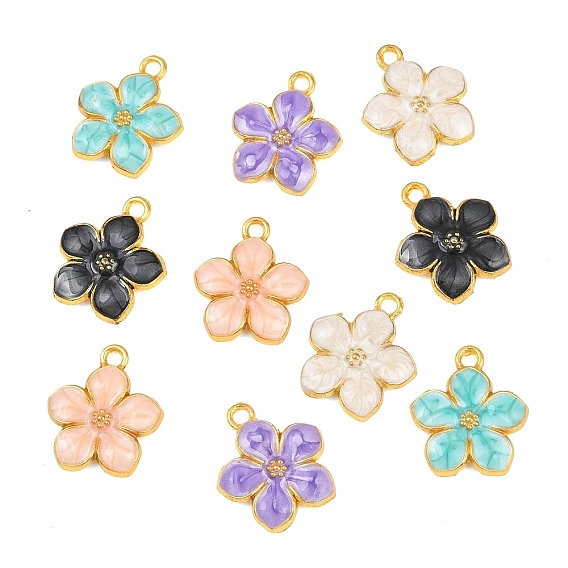 Подвески из эмали и сплава, , золотые