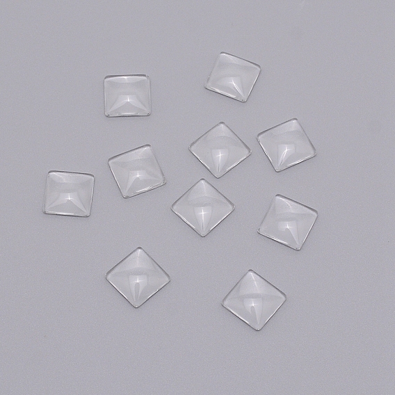 Glass Cabochons, Square