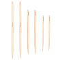 3Pcs Wood Knitting Needles, Big Eye Yarn Needles