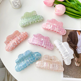 Cloud Shape PVC Claw Hair Clips, Hair Accessories for Women & Girls