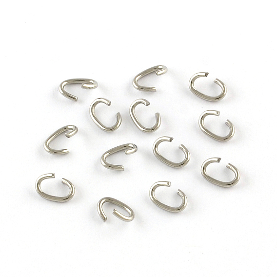 Oval 304 Stainless Steel Open Jump Rings