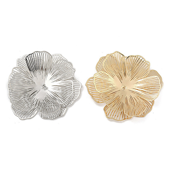 Стойки обшивки латунь крышки шарика, долговечный, без кадмия, без никеля и без свинца, цветок