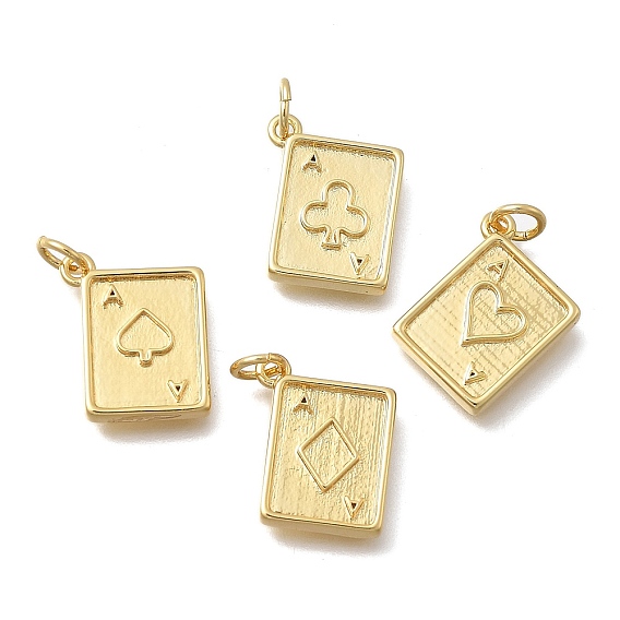 Латунные подвески, прямоугольные, без кадмия и без свинца, стойки покрытие, долговечный, с целью перехода в кольце