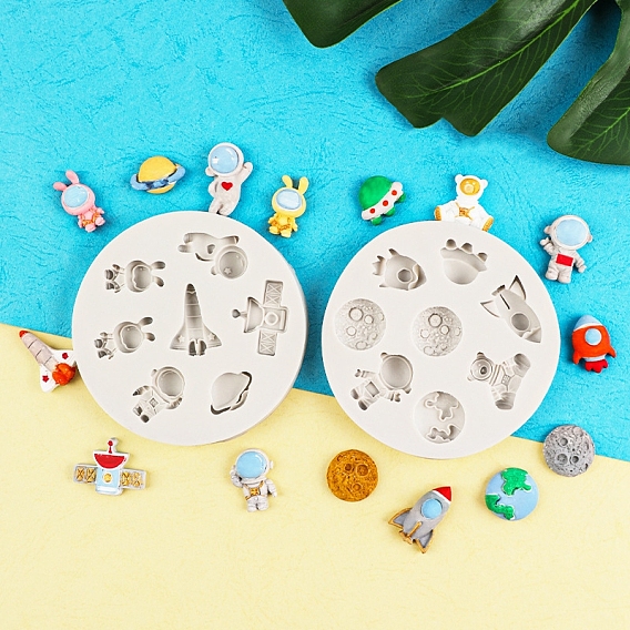 Силиконовые формы для показа, формы для литья смолы, инструменты для производства глиняных ремесел, плоско-круглые