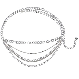 Многорядные витые цепочки с железными кристаллами и стразами для женщин