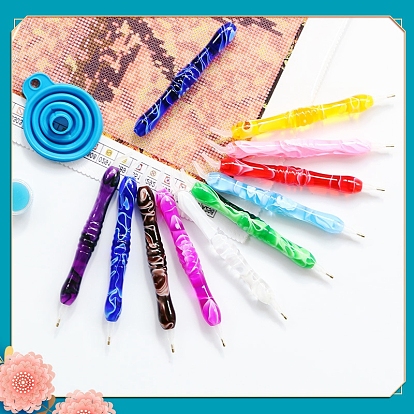 DIY Diamond Painting Kitss, with Resin Point Drill Pen, Replacement Pen