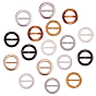 Resin Buckle Clasps, For Webbing, Strapping Bags, Garment Accessories, Flat Round