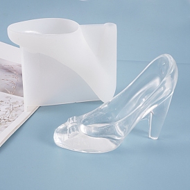3D High-heeled Shoes Silicone Molds, Resin Casting Molds,  For UV Resin, Epoxy Resin Jewelry Making