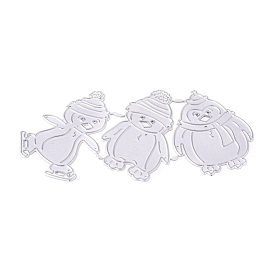 Carbon Steel Cutting Dies Stencils, for DIY Scrapbooking/Photo Album, Decorative Embossing DIY Paper Card, Penguin
