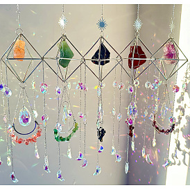 Temu specializes in home balcony decoration pendant air rack crystal wind chime sun catcher pendant