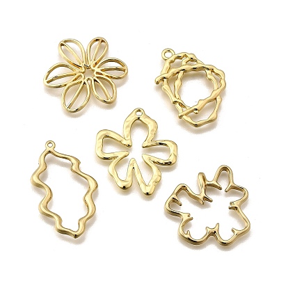 Подвески из сплава , золотые, полый