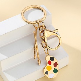 Creative Color Palette Keychain Gift for Art School Students - Backpack Charm Pendant
