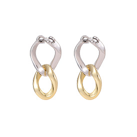 Chic and Unique Chain Ear Studs - Minimalist Design for Fashionable Ears